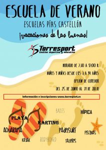 Cartel Verano Escuelas Pías 2018