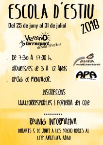 Cartel Verano vila 2018