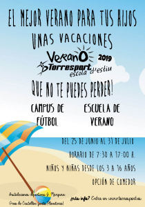 Cartel verano marquina 2019